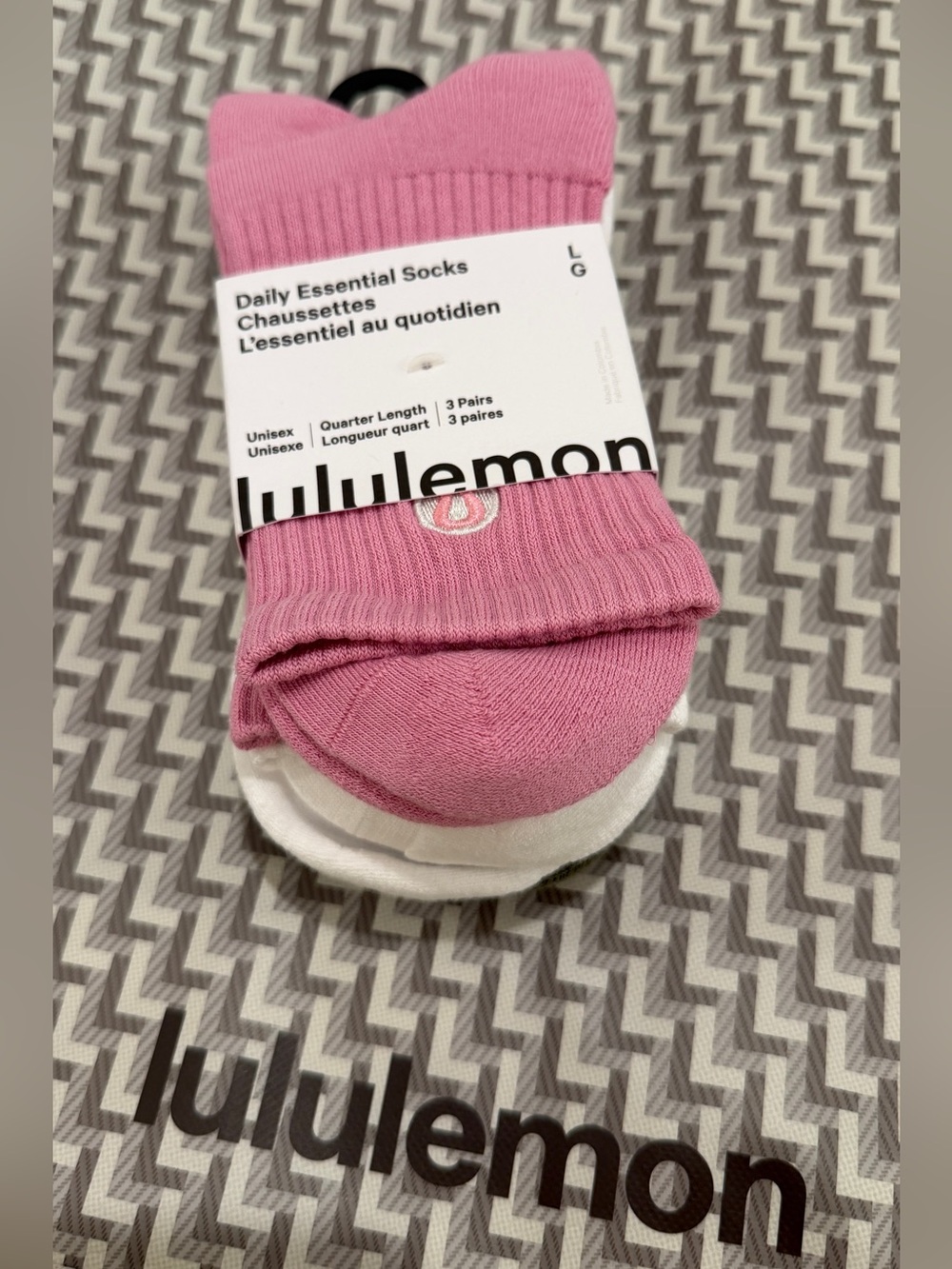 Lululemon Daily Essential Socks - 3 Pack